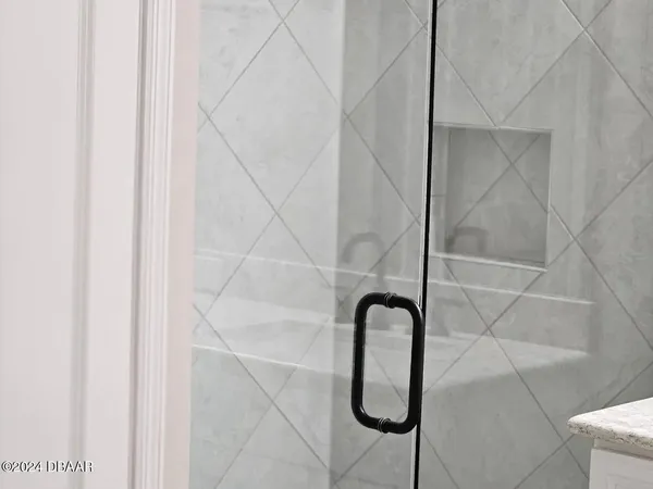 a close view of shower tap