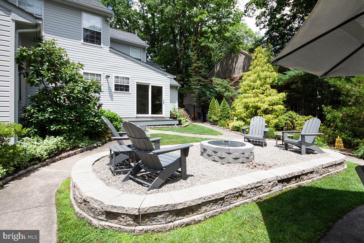 44 Aberdeen Drive Sicklerville, NJ 08081 - Photo 6 of 52 Fire Pit: Mature Vegetation (Privacy)