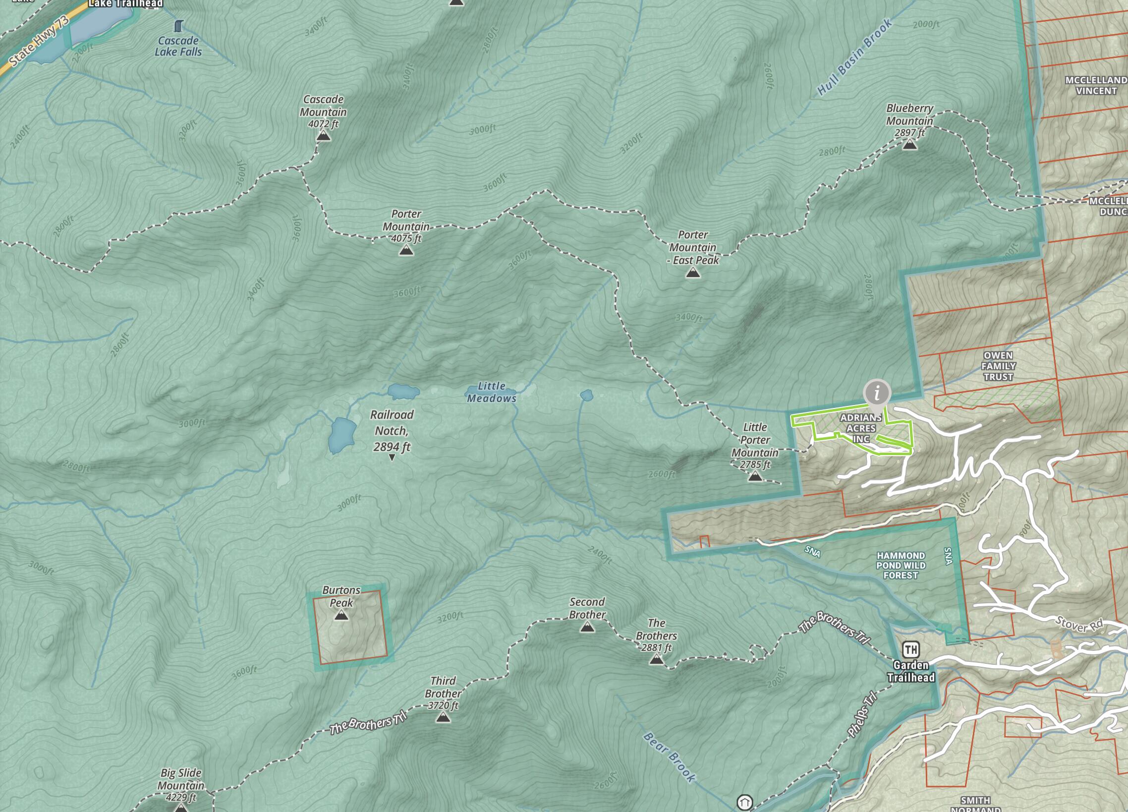 0 Adrians Acres Road Keene Valley, NY 12943 - Photo 5 of 5 ML Topo