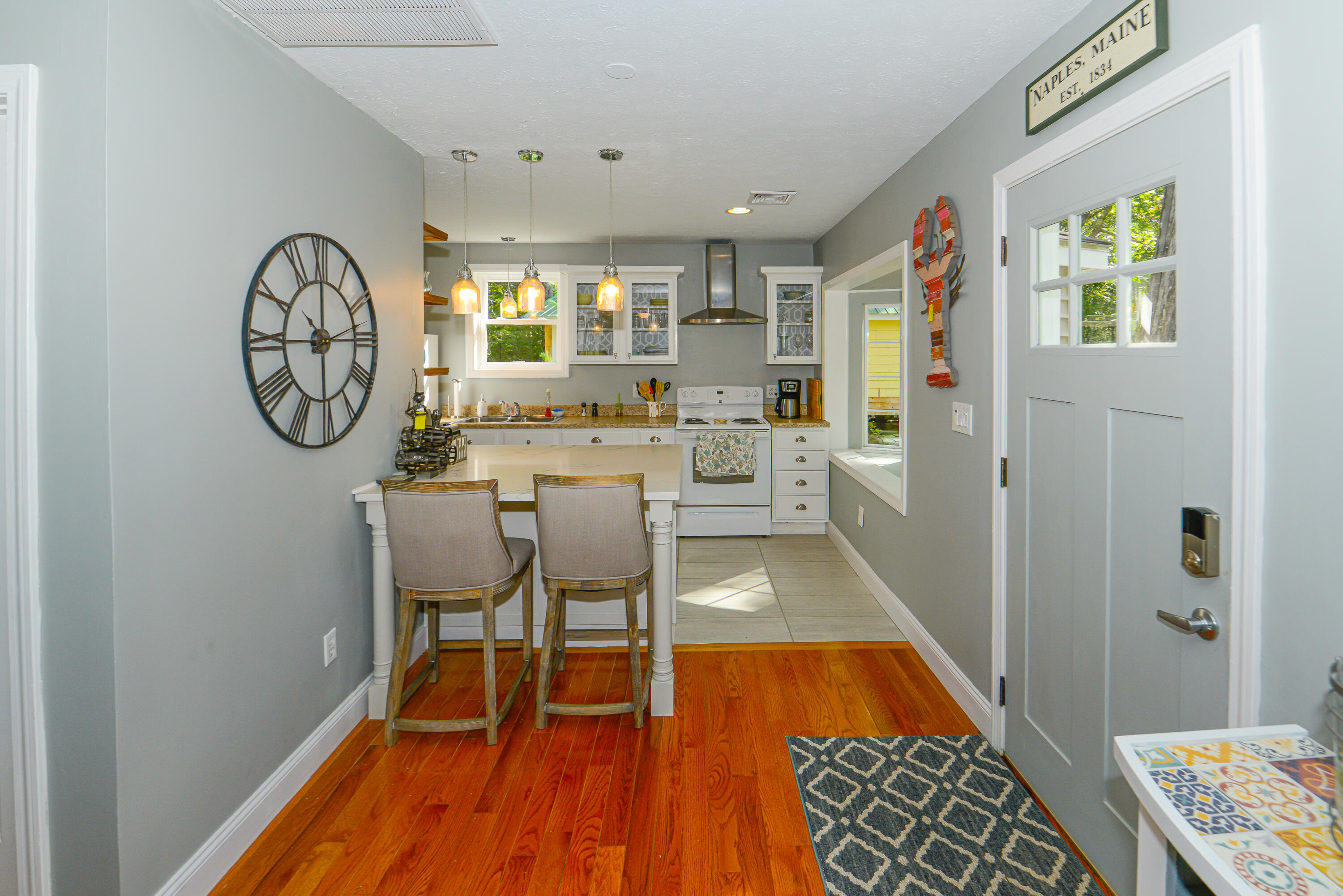 24 Dragon Back Road Naples, ME 04055 - Photo 27 of 45 View from LR to Kitchen