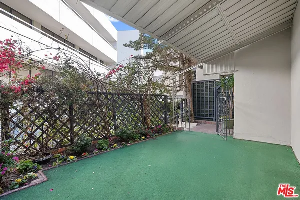 a view of backyard with garden