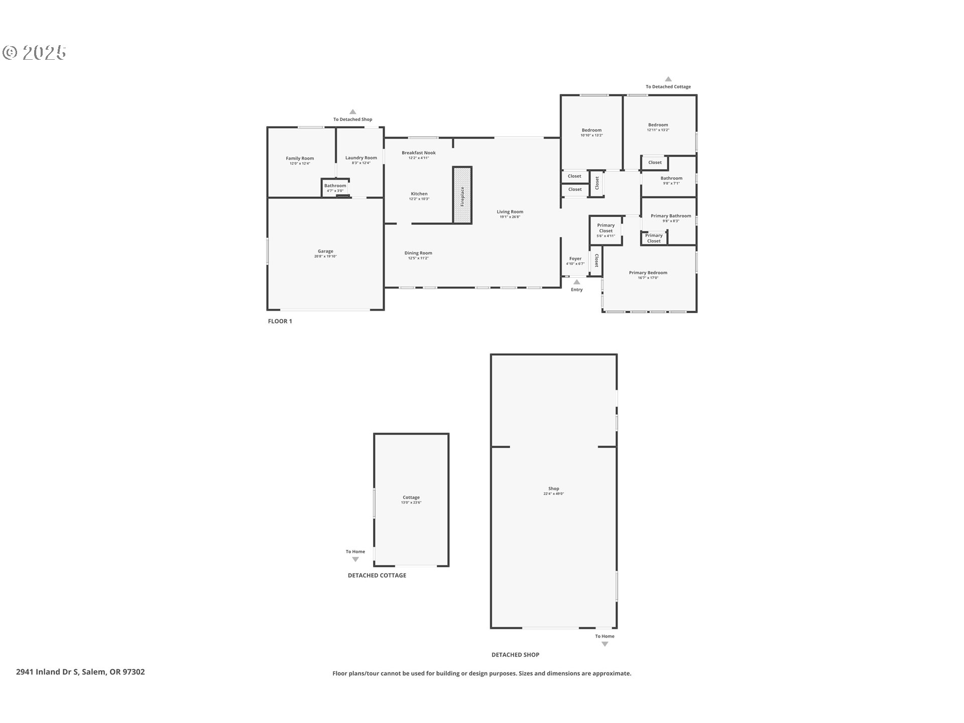 2941 Inland Drive South Salem, OR 97302 - Photo 40 of 40 Floor Plan
