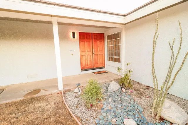 a house with a outdoor space