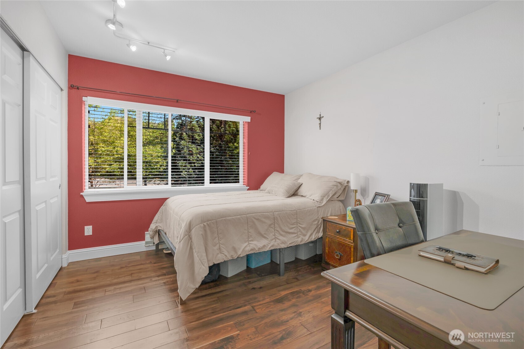 15300 112th Avenue Northeast, Unit A304 Bothell, WA 98011 - Photo 19 of 28 a bed room with a bed and a table