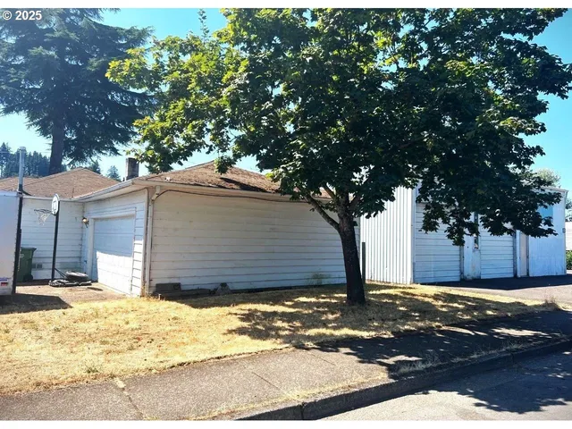 a view of city from balcony