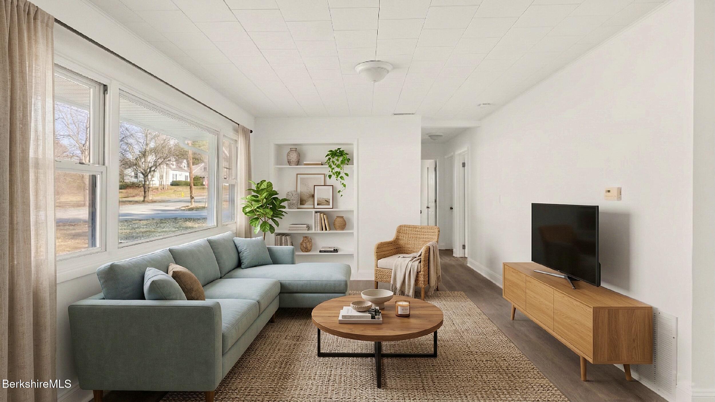 145 Jason Street Pittsfield, MA 01201 - Photo 2 of 27 Living Room Virtually Staged