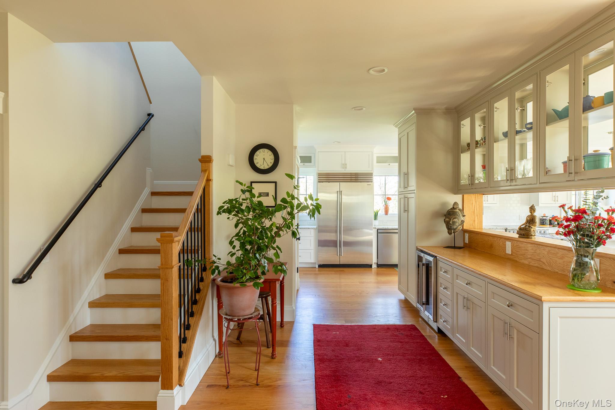 397 Viewmont Road Germantown, NY 12526 - Photo 8 of 47 Entrance foyer, with view of the staircase and wet bar