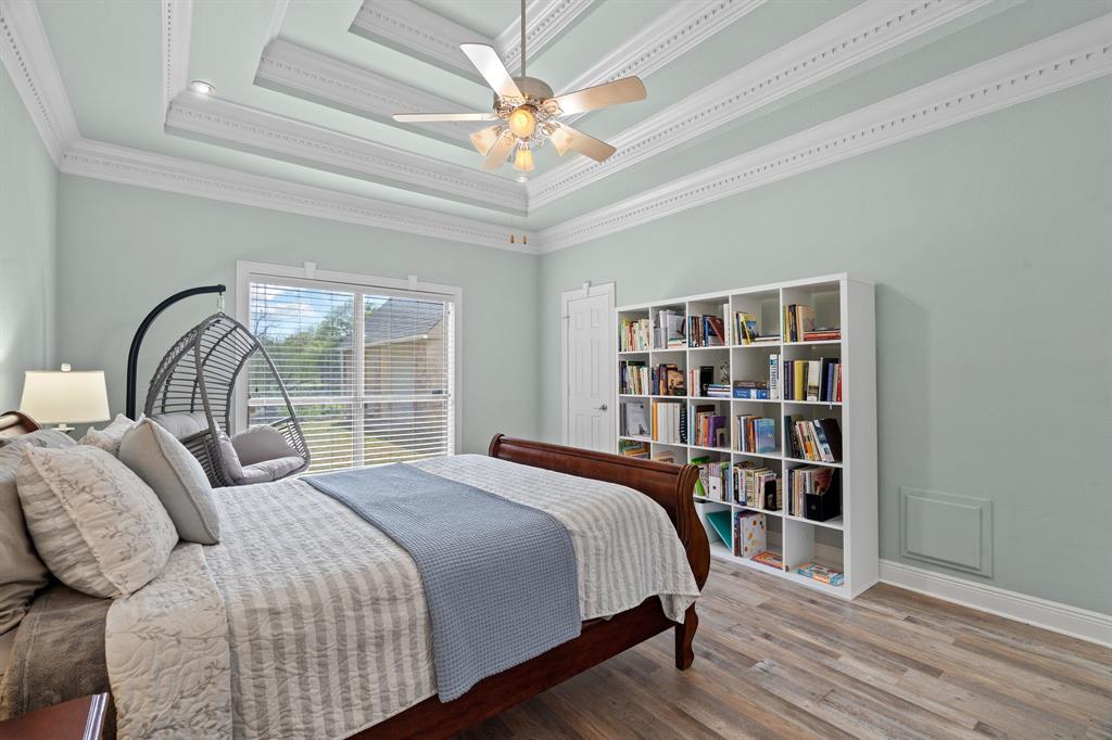 112 Waterfall Court Azle, TX 76020 - Photo 17 of 40 Look at those ceilings! Light and Bright Primary suite.