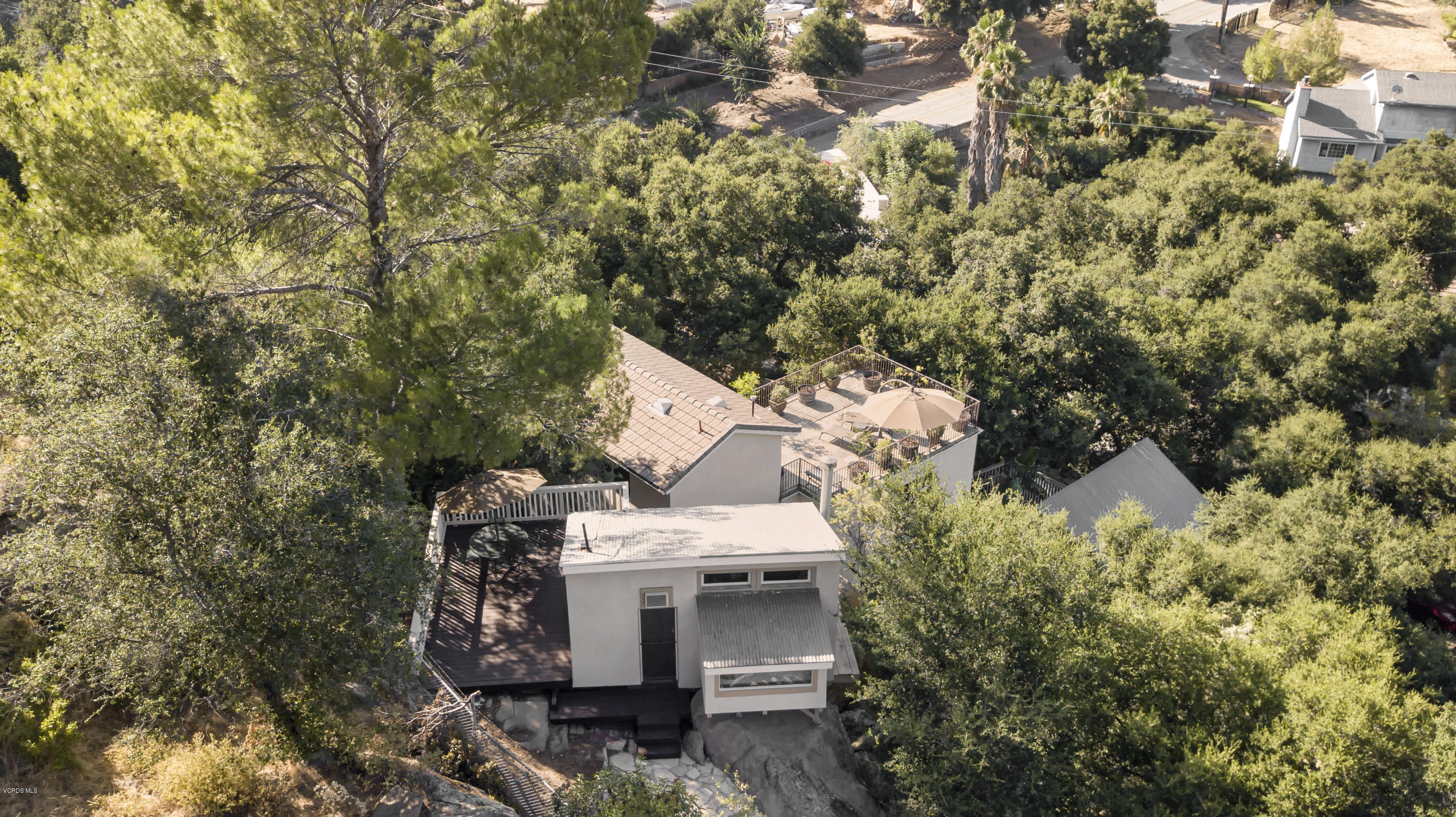 1079 Katherine Road Simi Valley, CA 93063 - Photo 51 of 53 an aerial view of a house with a yard
