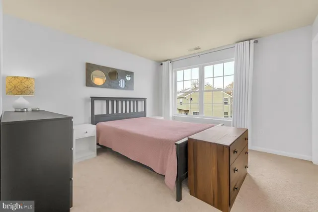 a view of a bedroom from hallway