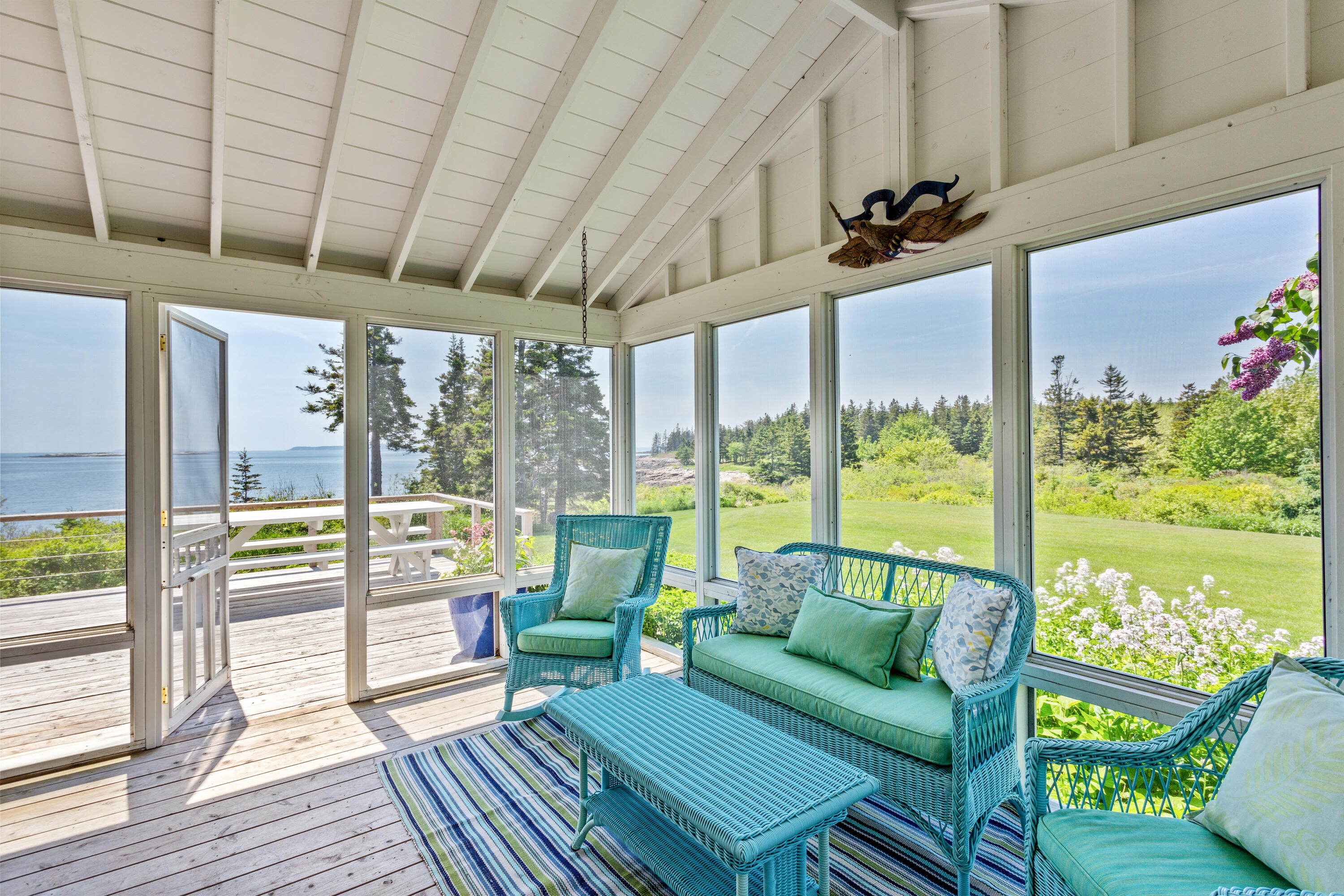 76 Seasmoke Road Tenants Harbor, ME 04860 - Photo 34 of 50 Screened Porch Cottage