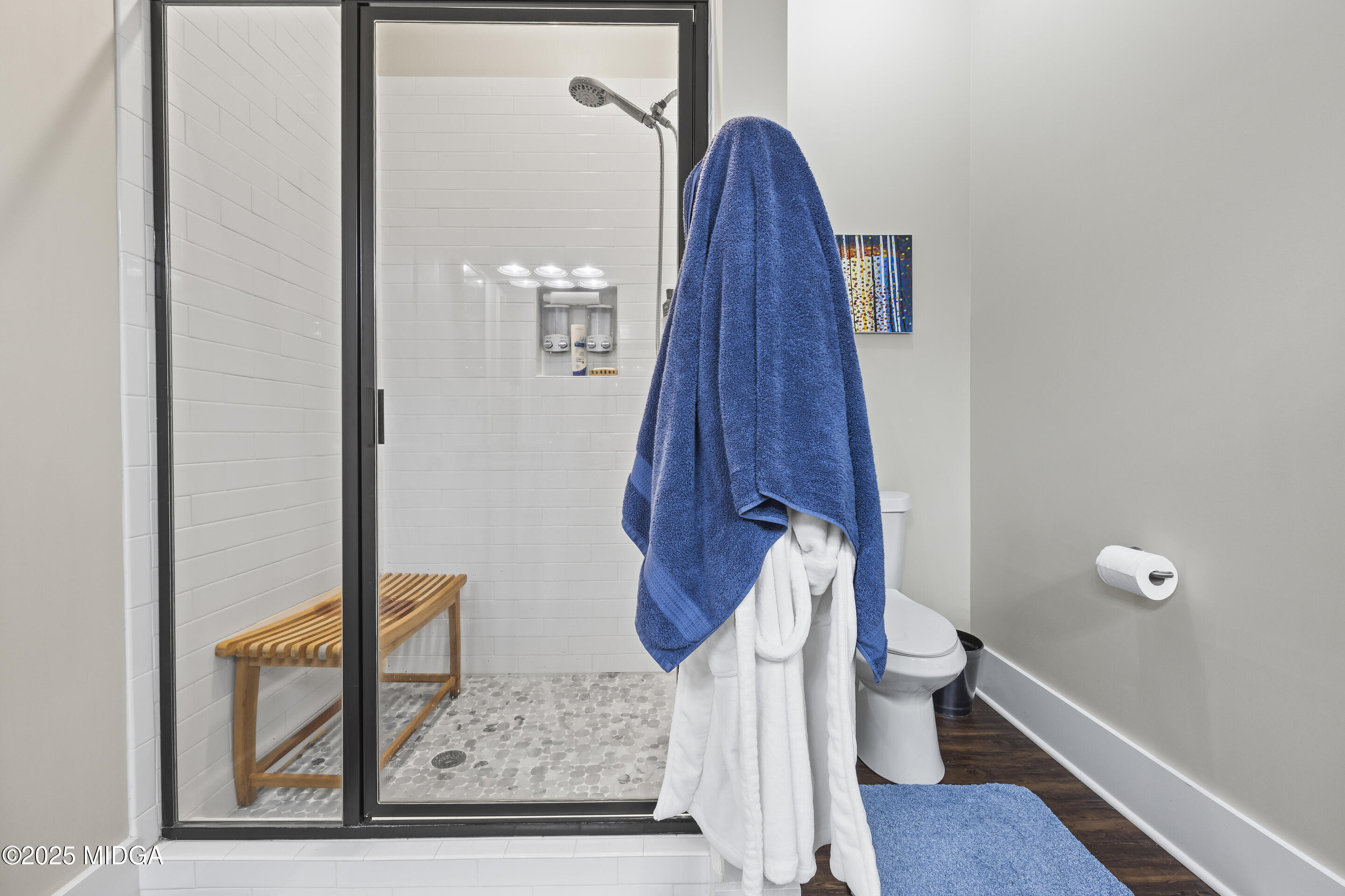 4121 North Swann Street Covington, GA 30014 - Photo 25 of 52 a view of bathroom with a shower and toilet