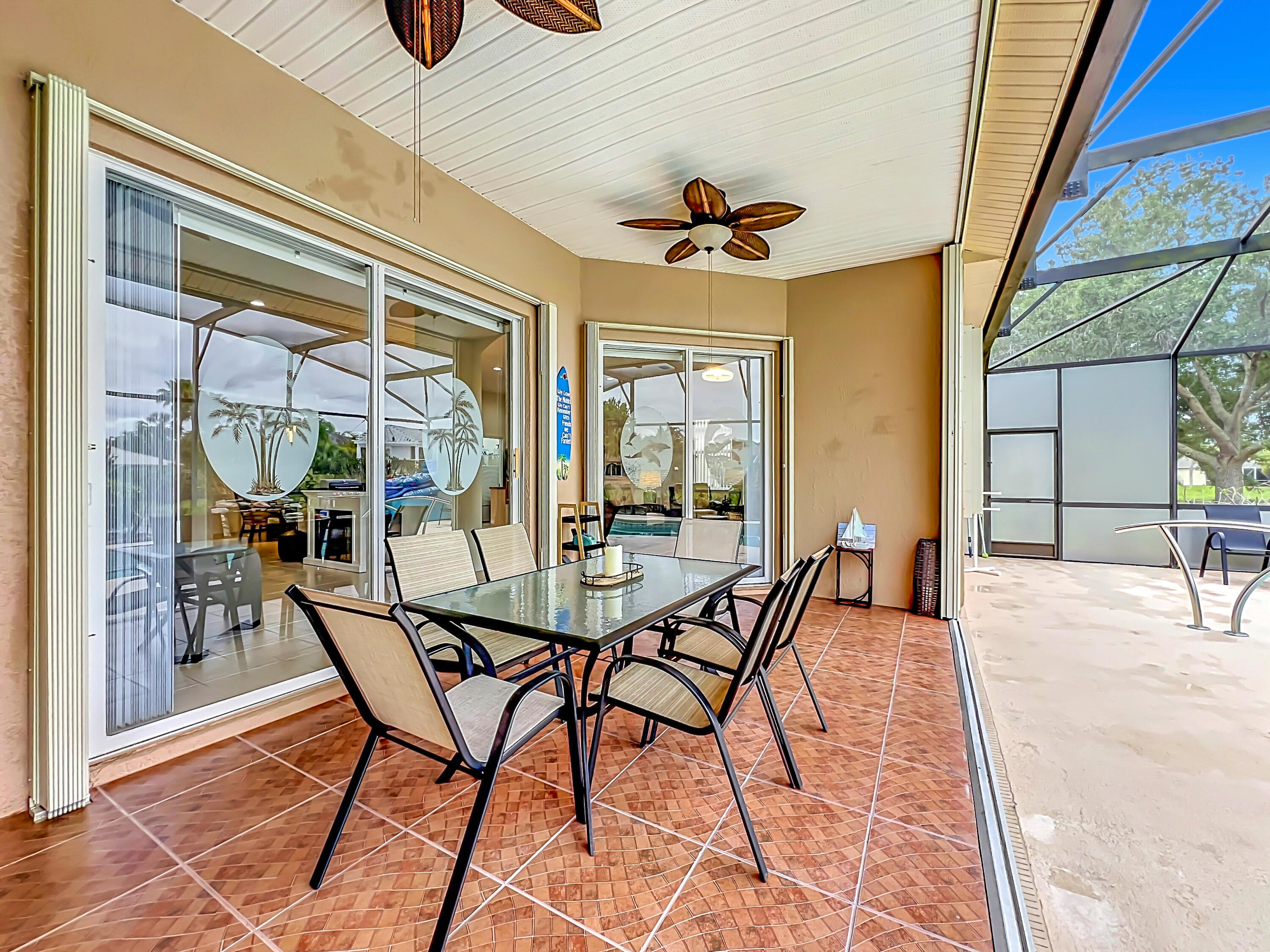 1343 Shoreline Circle Sebastian, FL 32958 - Photo 30 of 36 a view of a dining room with furniture window and outside view