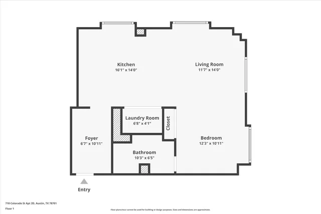 $349,000 | 710 Colorado Street, Unit 2D, Austin, TX 78701