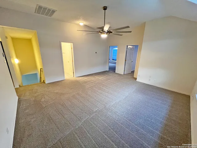 a view of a livingroom with a chandelier