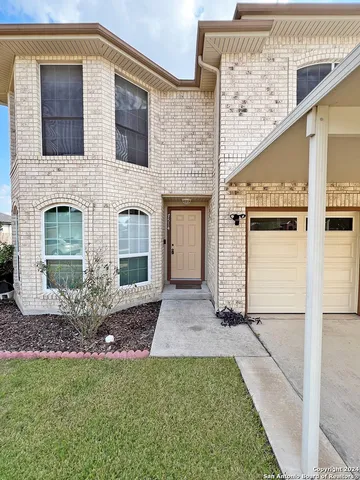 a view of front door of house