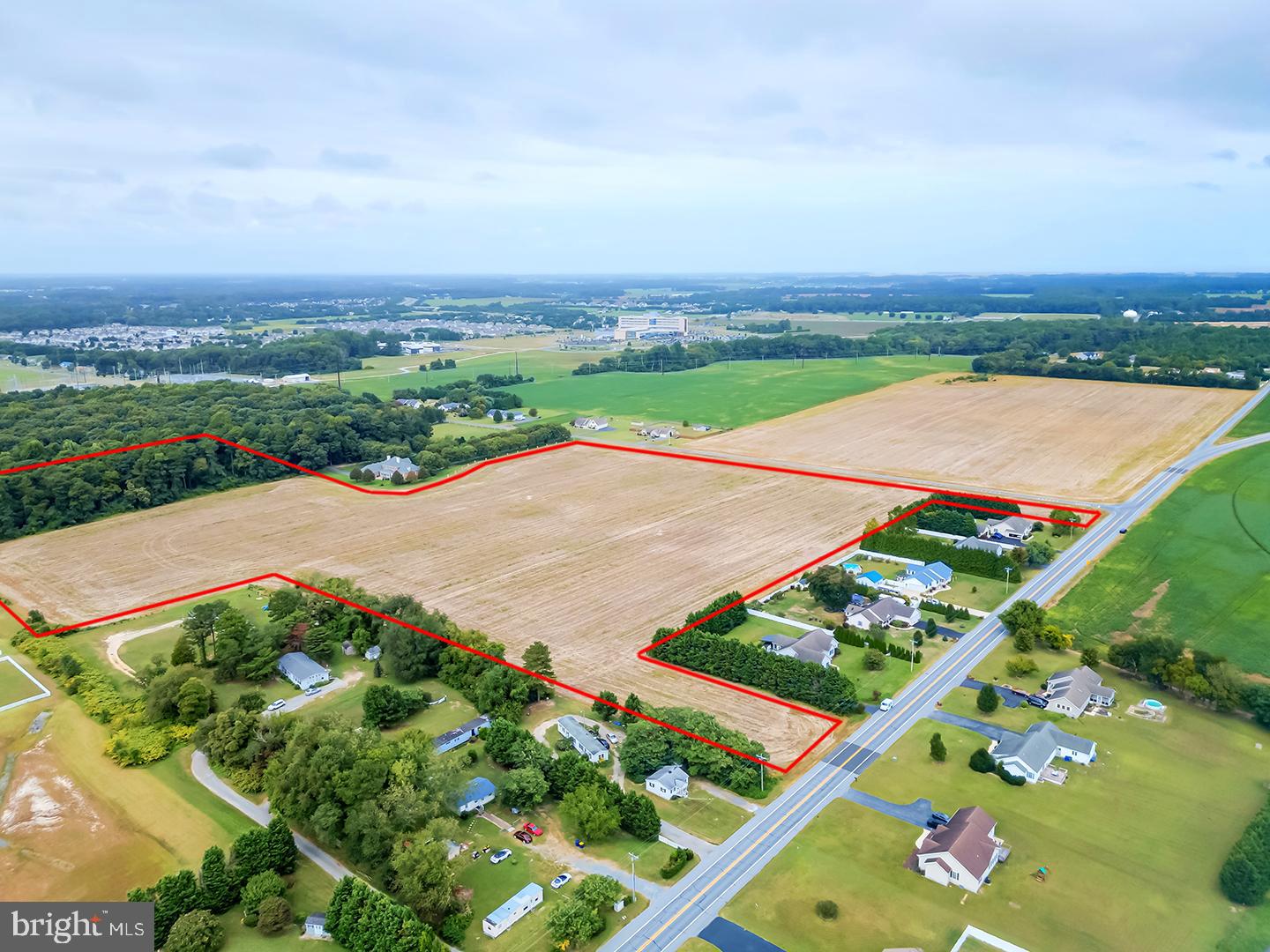 20450 Elks Lodge Road Lincoln, DE 19960 - Photo 2 of 16 an aerial view of a residential houses with outdoor space and street view