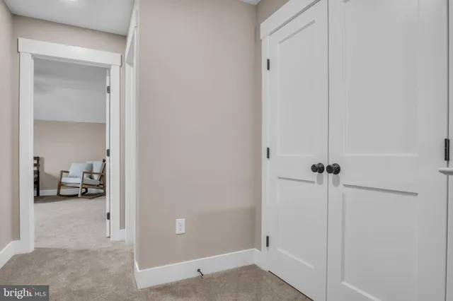 a view of a room with closet