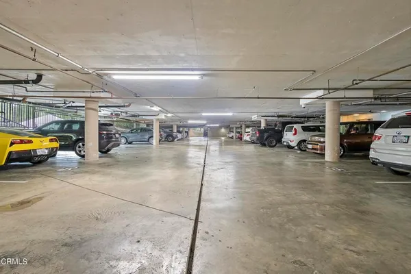 a aerial view of a house with a yard and garden