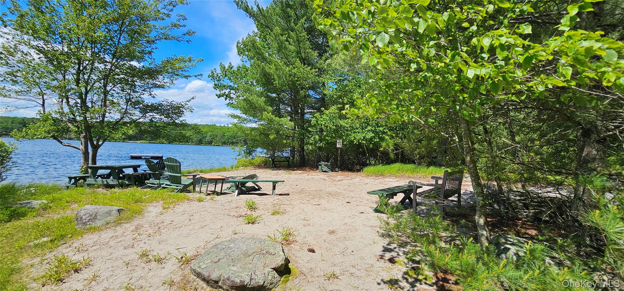 Lot 20.22 Woods Road Barryville, NY 12719 - Photo 2 of 20 a view of swimming pool with lawn chairs and plants