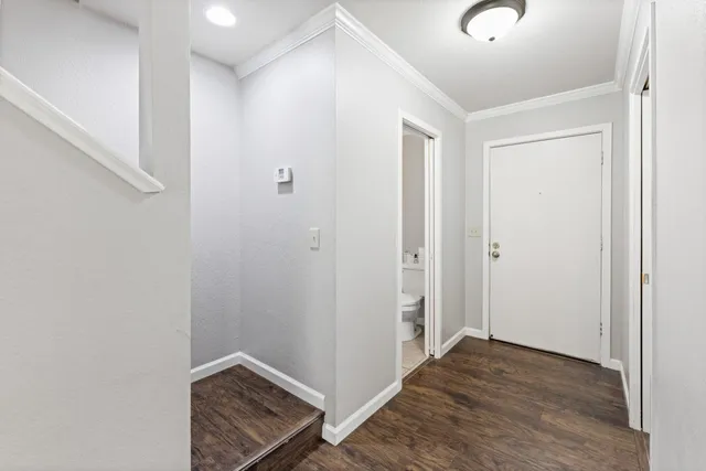 a view of an empty room