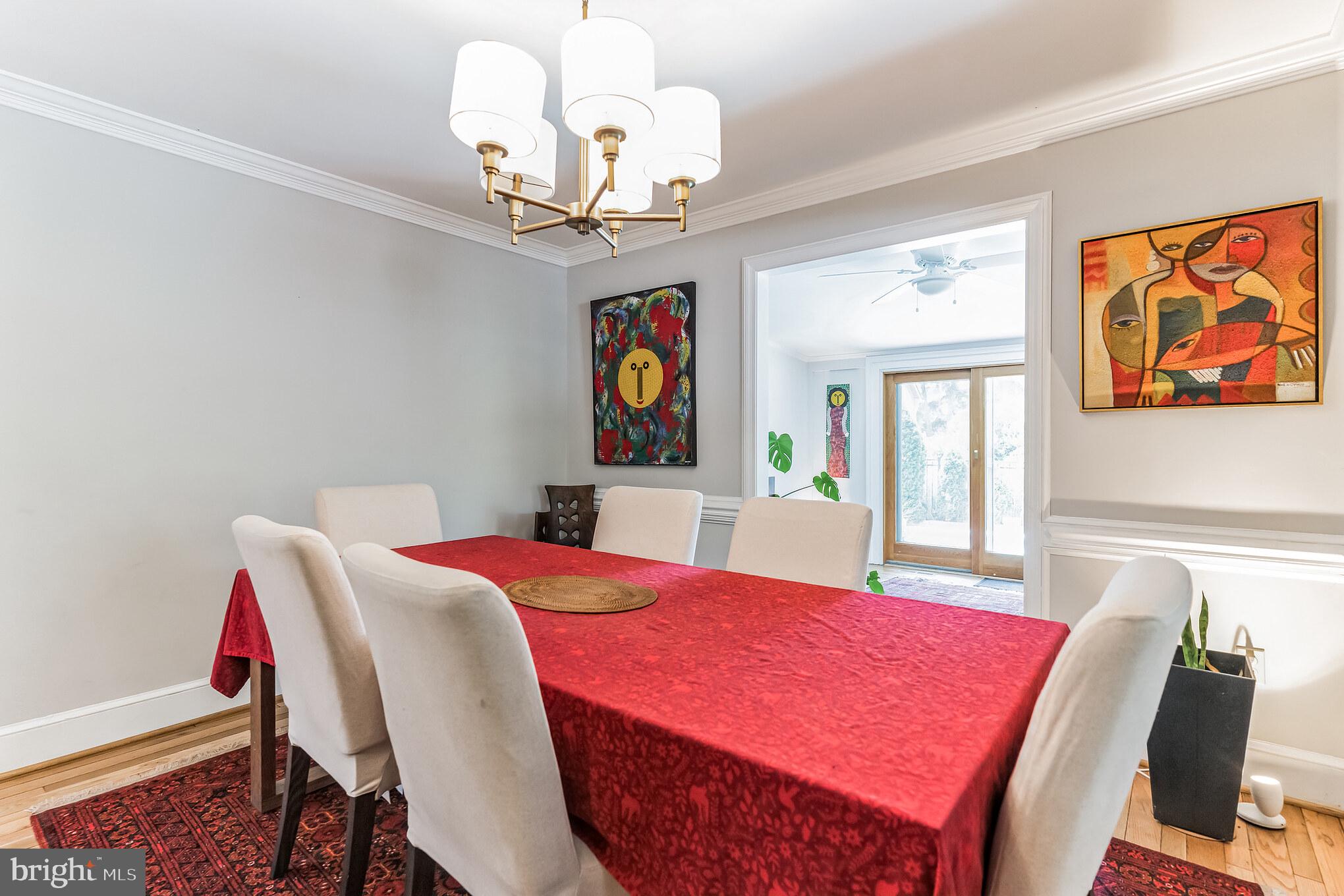 9329 Harvey Road Silver Spring, MD 20910 - Photo 10 of 40 a view of a dining room with furniture