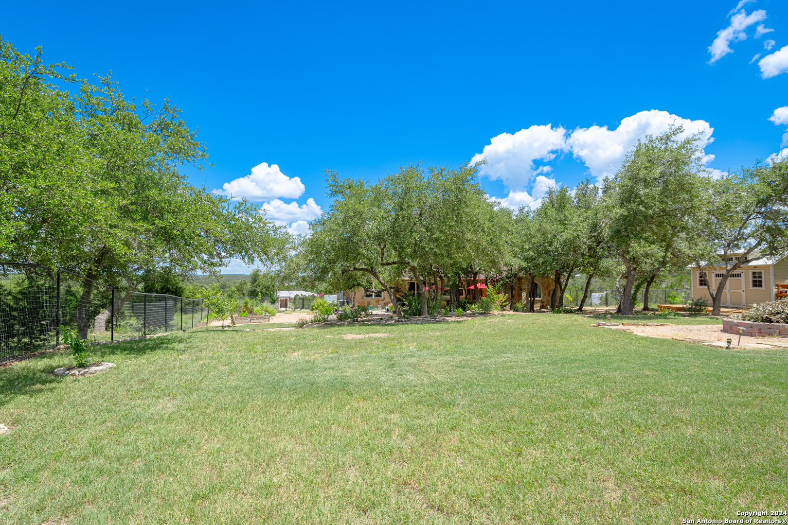 924 Rhinestone Canyon Lake, TX 78133 - Photo 33 of 41 a view of a tree in a yard with a house
