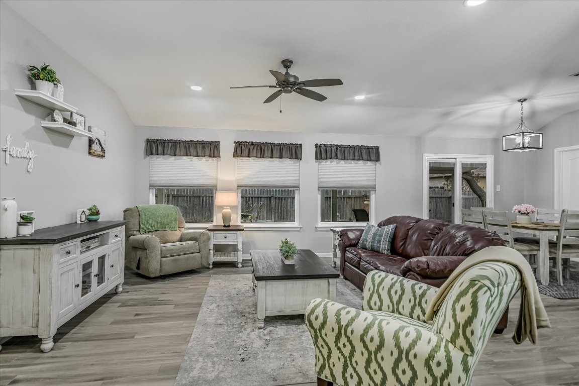 1312 Pigeon View Street Round Rock, TX 78665 - Photo 11 of 30 a living room with furniture fireplace and window