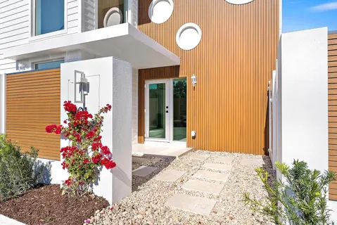 a flower garden view