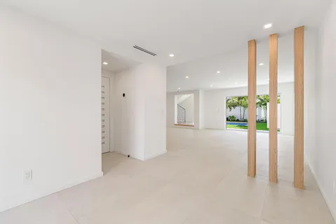 a view of an empty room