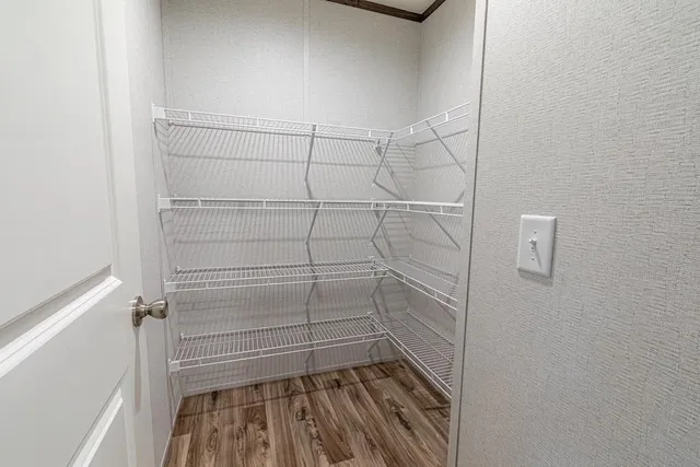 a view of walk in closet