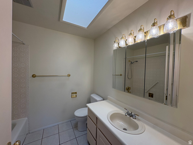 595 Meadowlark Road Orem, UT 84097 - Photo 40 of 87 Bathroom featuring a white vanity with an integrated sink, polished chrome faucet, and a large mirrored medicine cabinet