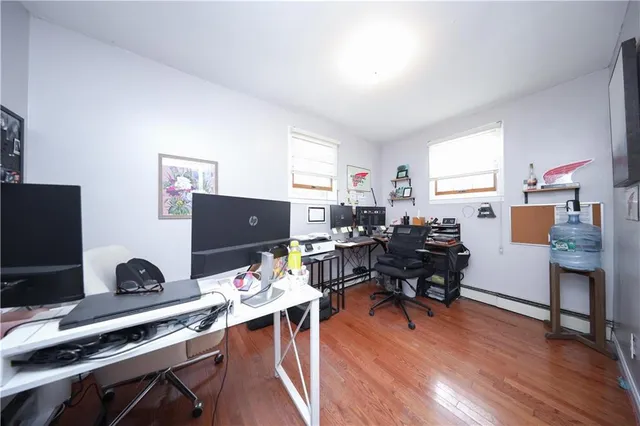 a view of city from balcony