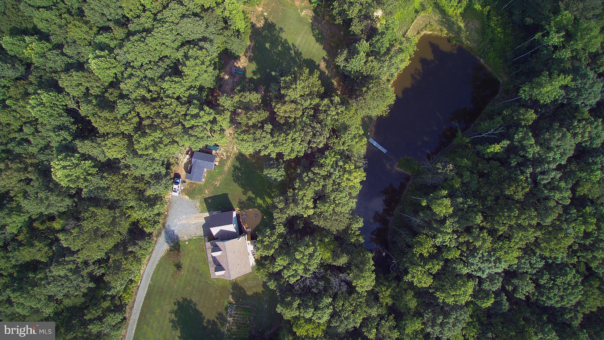 32020 Russel Road Locust Grove, VA 22508 - Photo 4 of 23 Overhead View of Property Including Pond