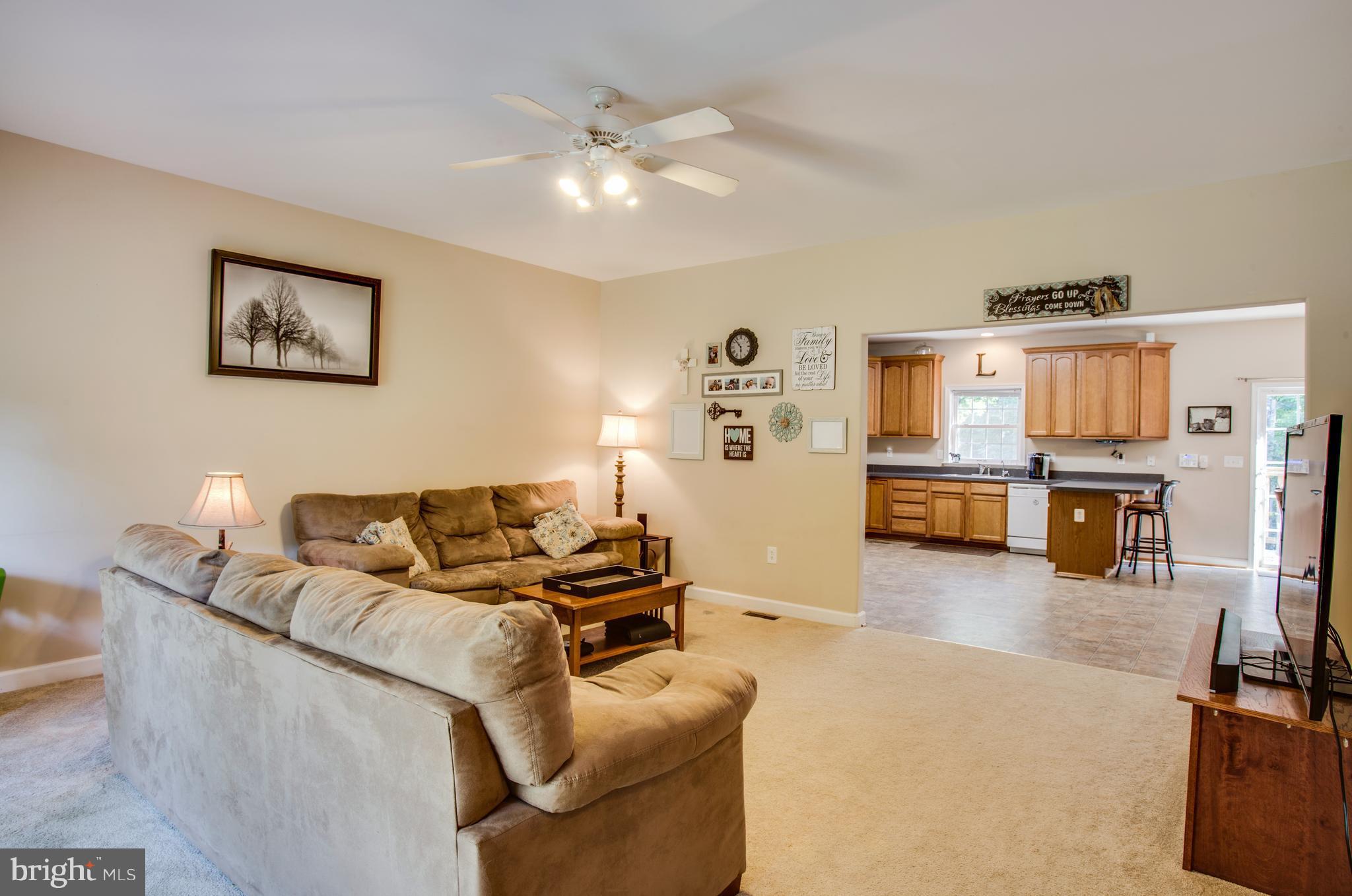 32020 Russel Road Locust Grove, VA 22508 - Photo 7 of 23 Family Room Looking Into Kitchen