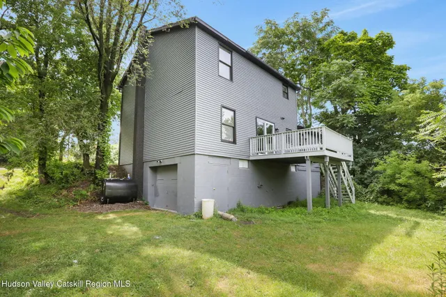 a house view with a garden space