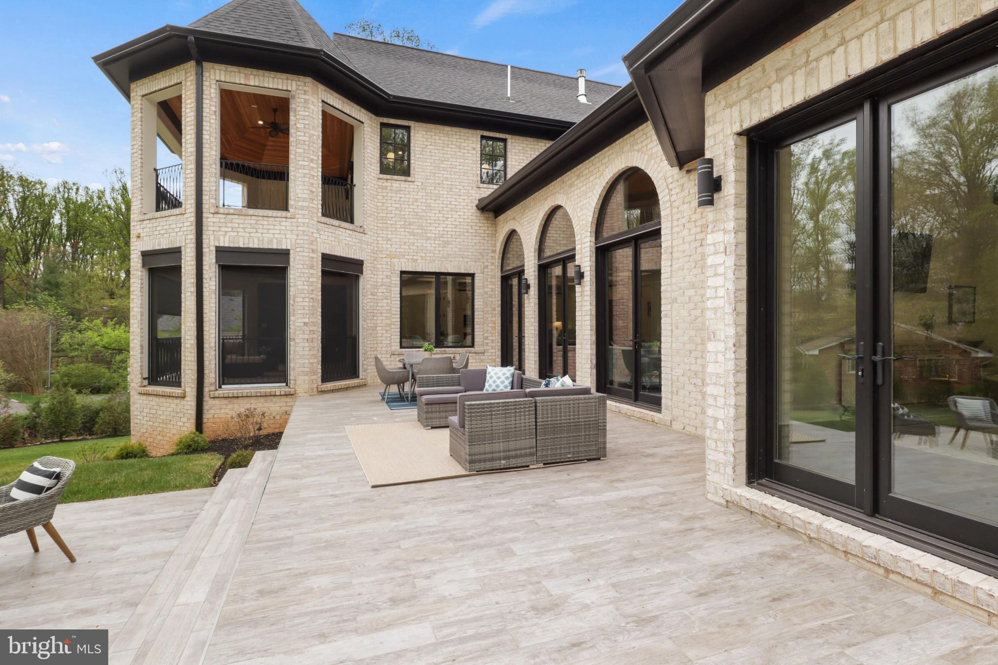 7227 Westerly Lane McLean, VA 22101 - Photo 53 of 76 Back Terrace ideal for Dining Al Fresco