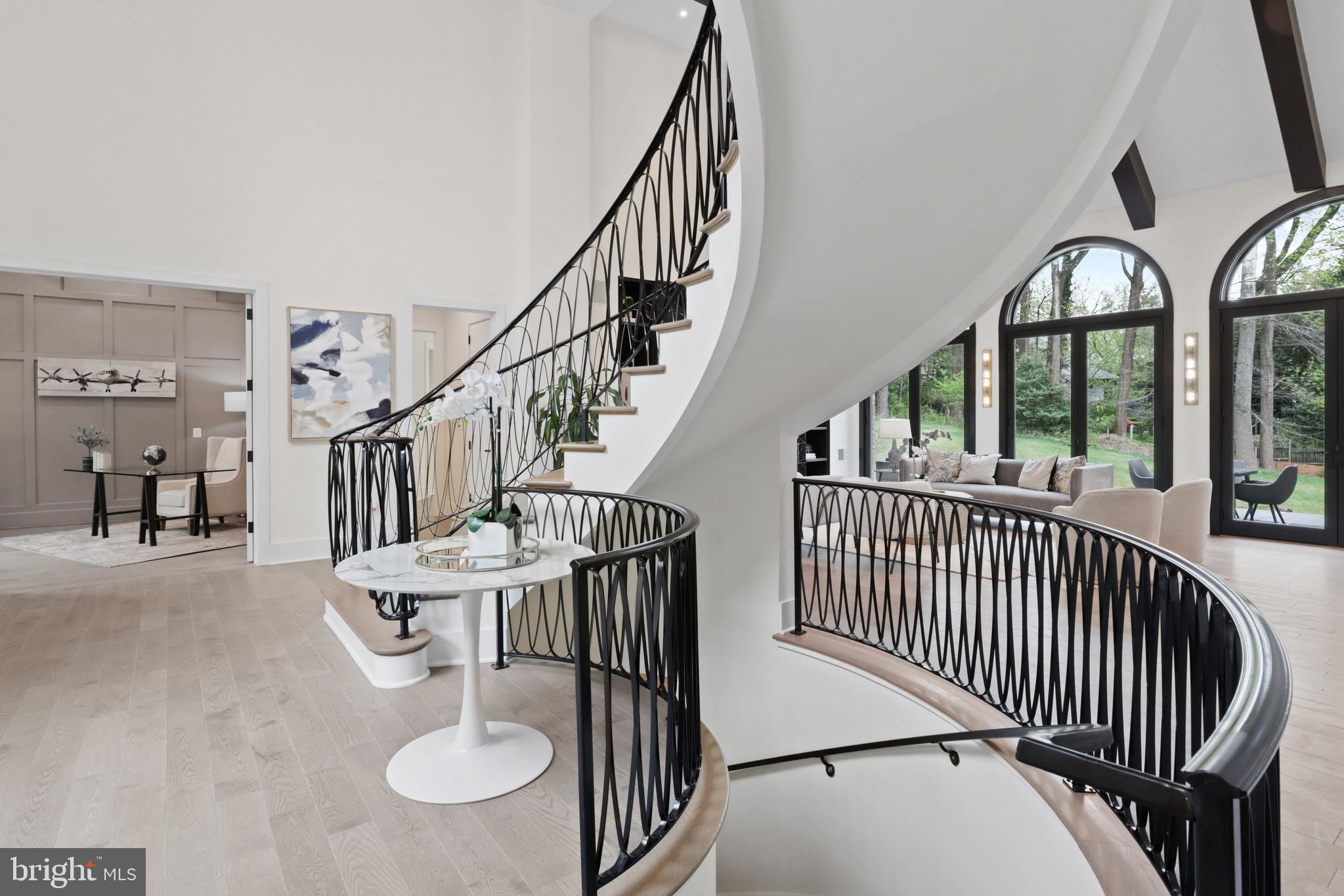 7227 Westerly Lane McLean, VA 22101 - Photo 58 of 76 Down to the entertaiment center of the house