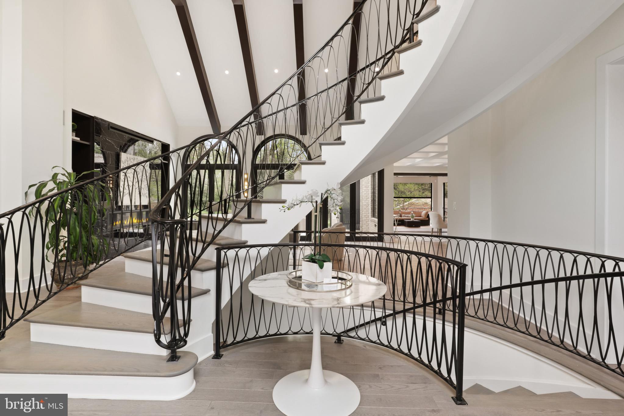 7227 Westerly Lane McLean, VA 22101 - Photo 7 of 76 Custom Circular Stairway connects all levels