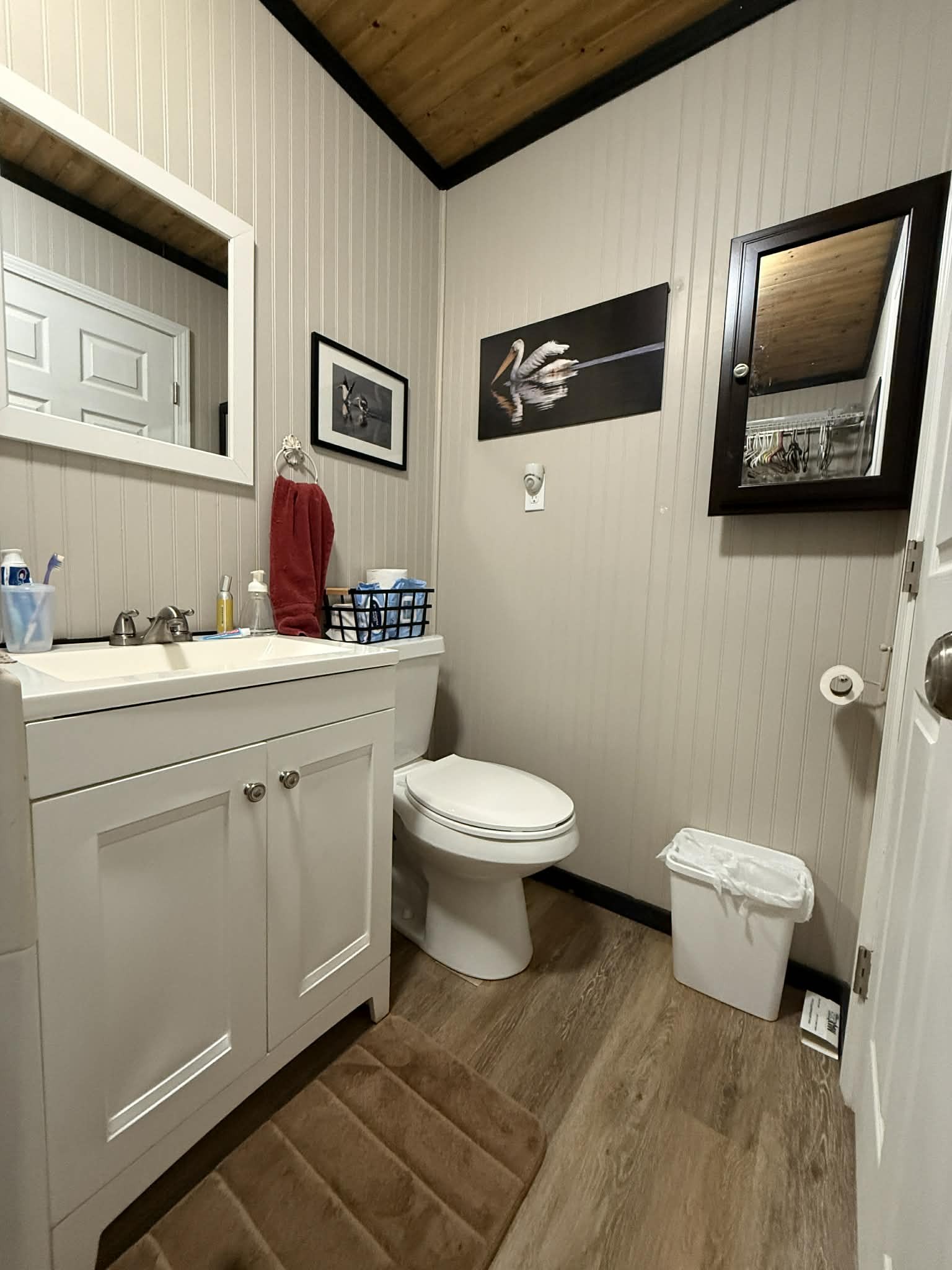 18531 Bream Bluff Athens, AL 35611 - Photo 23 of 41 a bathroom with a toilet a sink and mirror