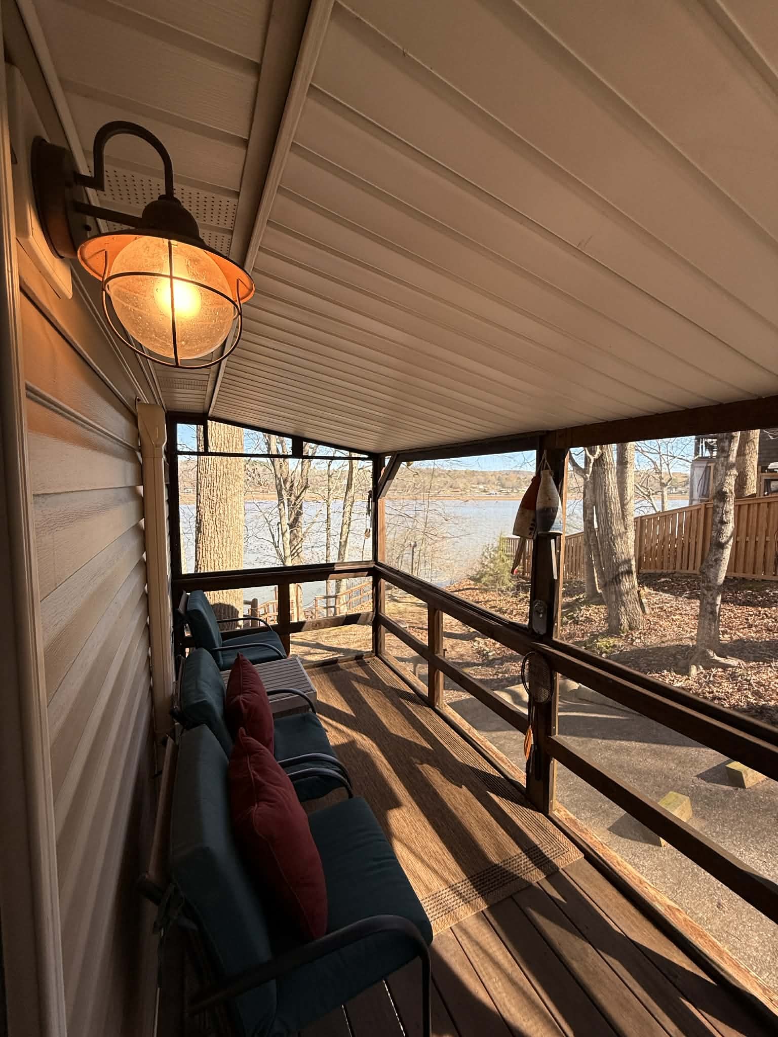 18531 Bream Bluff Athens, AL 35611 - Photo 25 of 41 a view of two chairs in the balcony