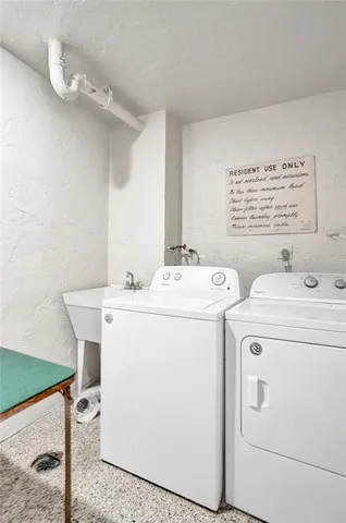 a view of closet area