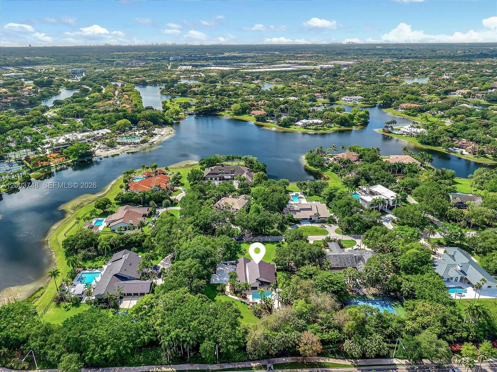 2675 Hackney Road Weston, FL 33331 - Photo 61 of 61 an aerial view of residential houses with outdoor space and river