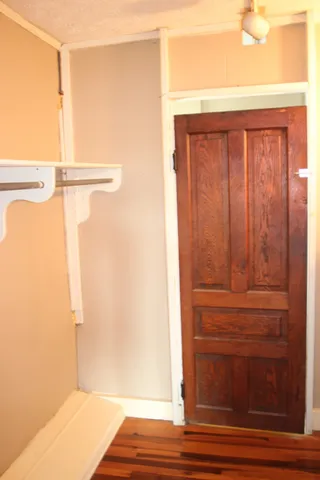 a view of front door