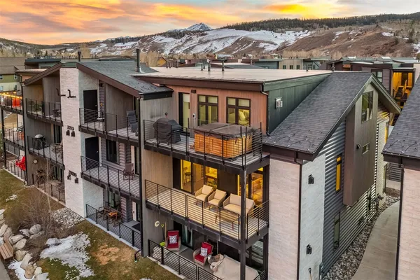 a view of a lake with a mountain in the background
