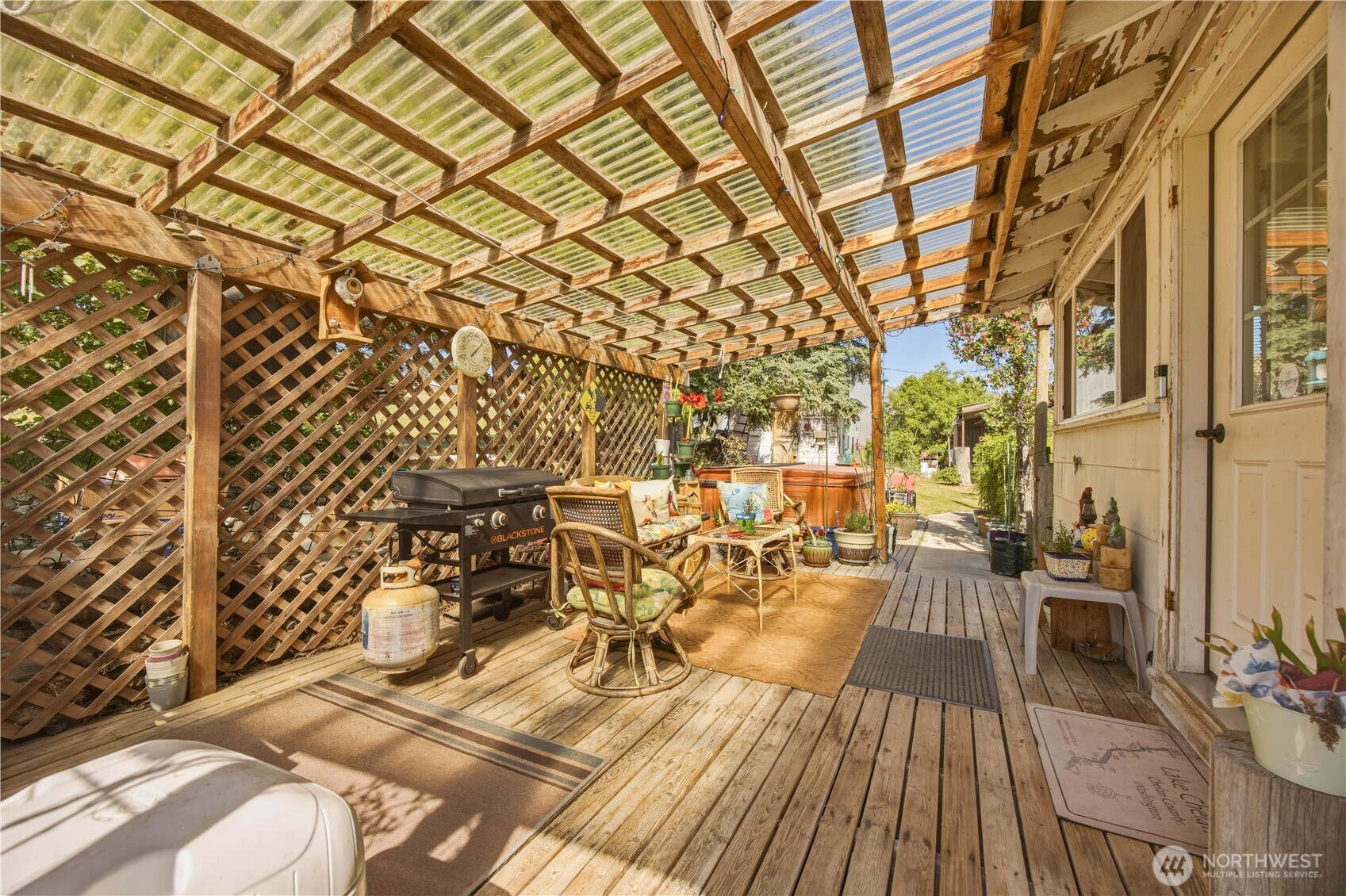 1281 Totem Pole Road Manson, WA 98831 - Photo 23 of 39 a view of a patio outdoor seating