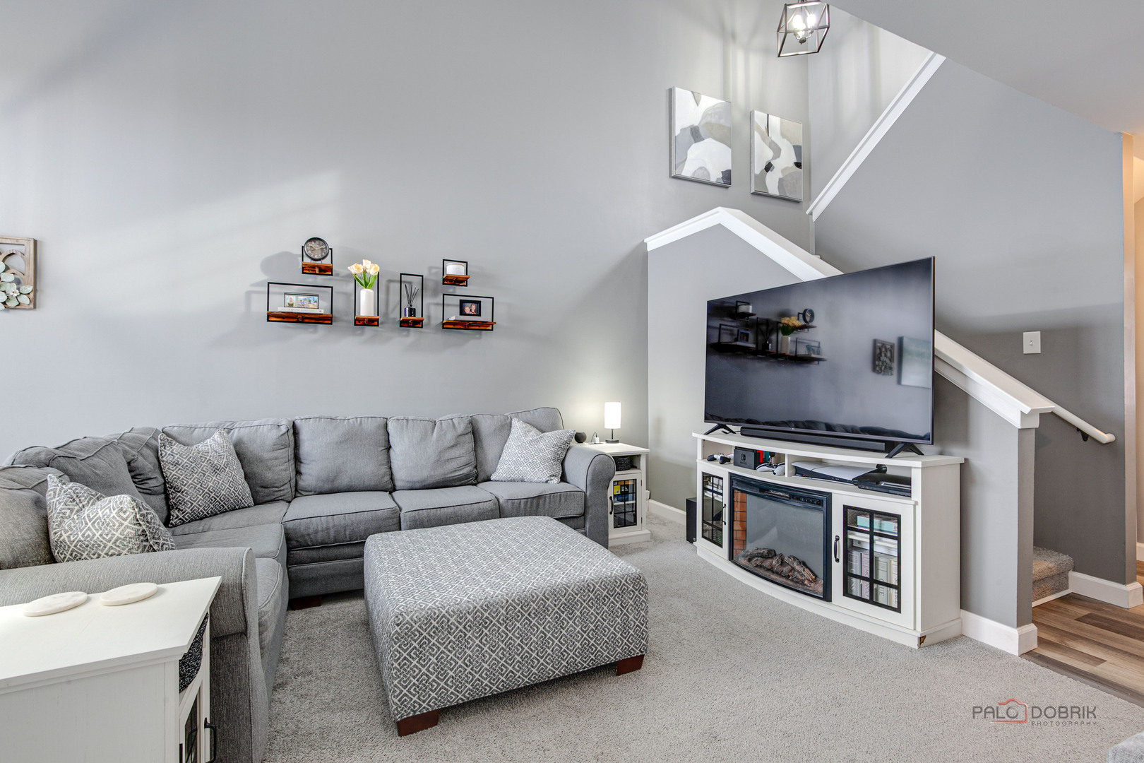 1502 Anderson Trail Zion, IL 60099 - Photo 7 of 30 a living room with furniture and a flat screen tv