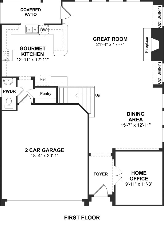 136 Peninsula Point Drive Montgomery, TX 77356 - Photo 29 of 30 The Sloane II floor plan by K. Hovnanian® Homes. 1st Floor shown. *Prices, plans, dimensions, features, specifications, materials, and availability of homes or communities are subject to change without notice or obligation.