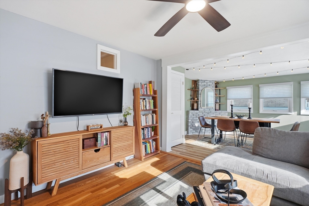 27 Garfield Avenue Saugus, MA 01906 - Photo 21 of 41 a living room with furniture and a flat screen tv