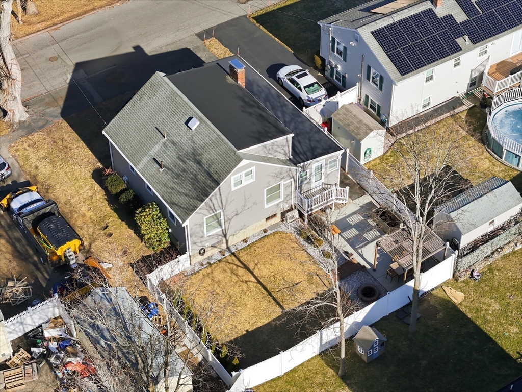 27 Garfield Avenue Saugus, MA 01906 - Photo 39 of 41 an aerial view of a house with pool